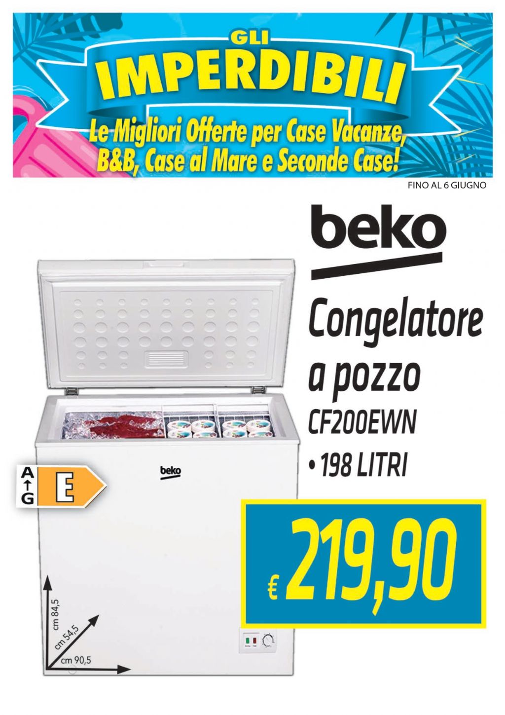 CONGELATORE BEKO CF200EWN